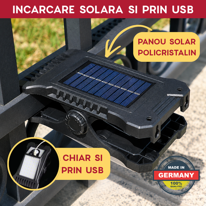 LAMPA SOLARA SMART CU PRINDERE CLIP-ON