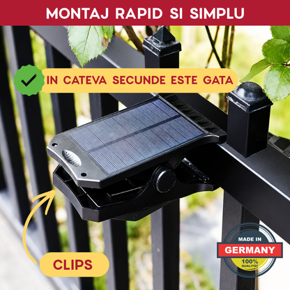 LAMPA SOLARA SMART CU PRINDERE CLIP-ON