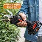 Foarfeca Electrica pentru Vie, Arbusti si Pomi, cu 2 acumulatori 48V, Accesorii, Valiza pentru transport si Manusi cadou